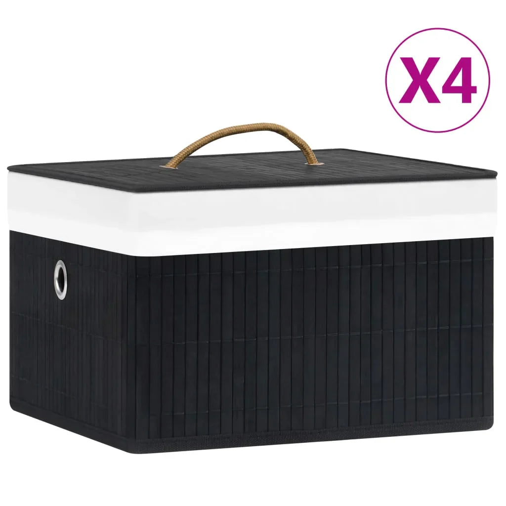 Bamboo Storage Boxes