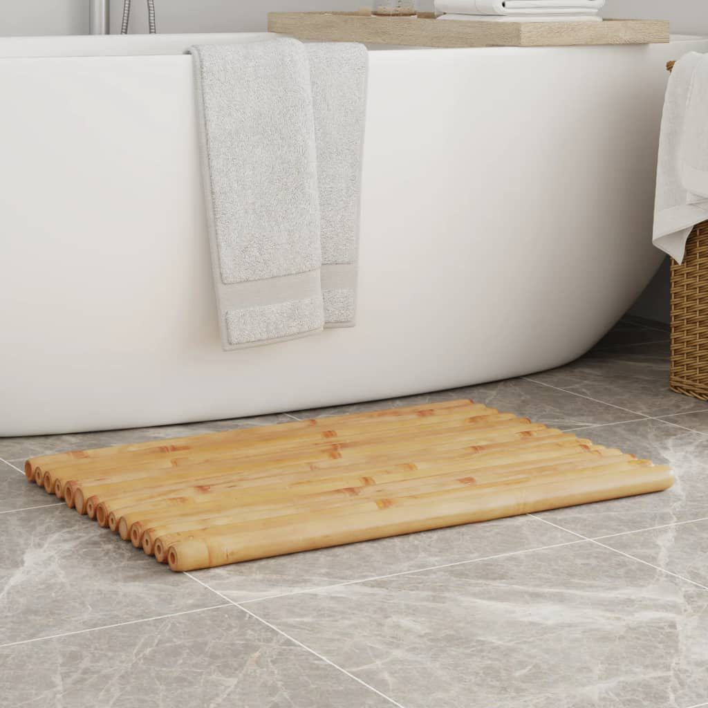 Badematten 2 Stk. 70X50 Cm Bambus