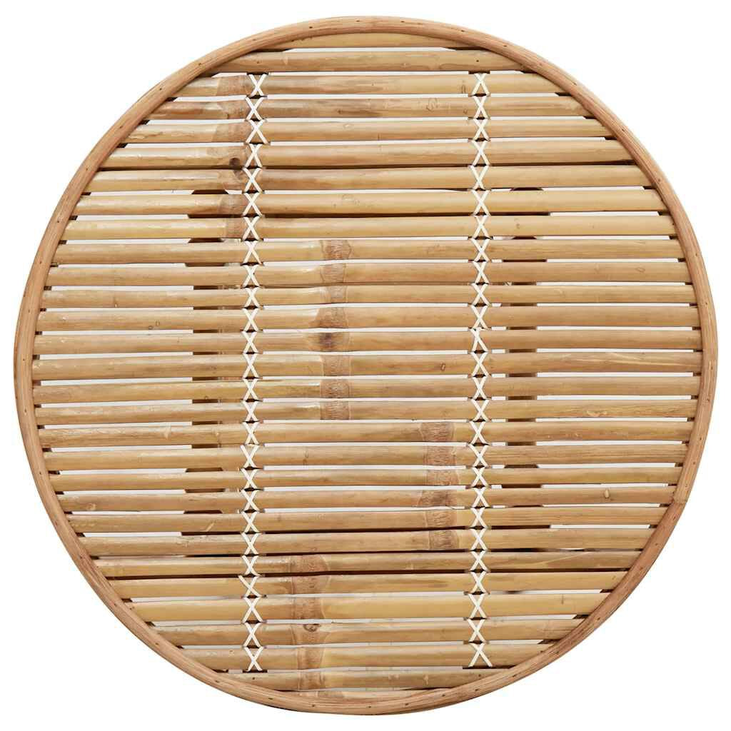 Garten-Bartisch Rund Ø55X100 Cm Bambus