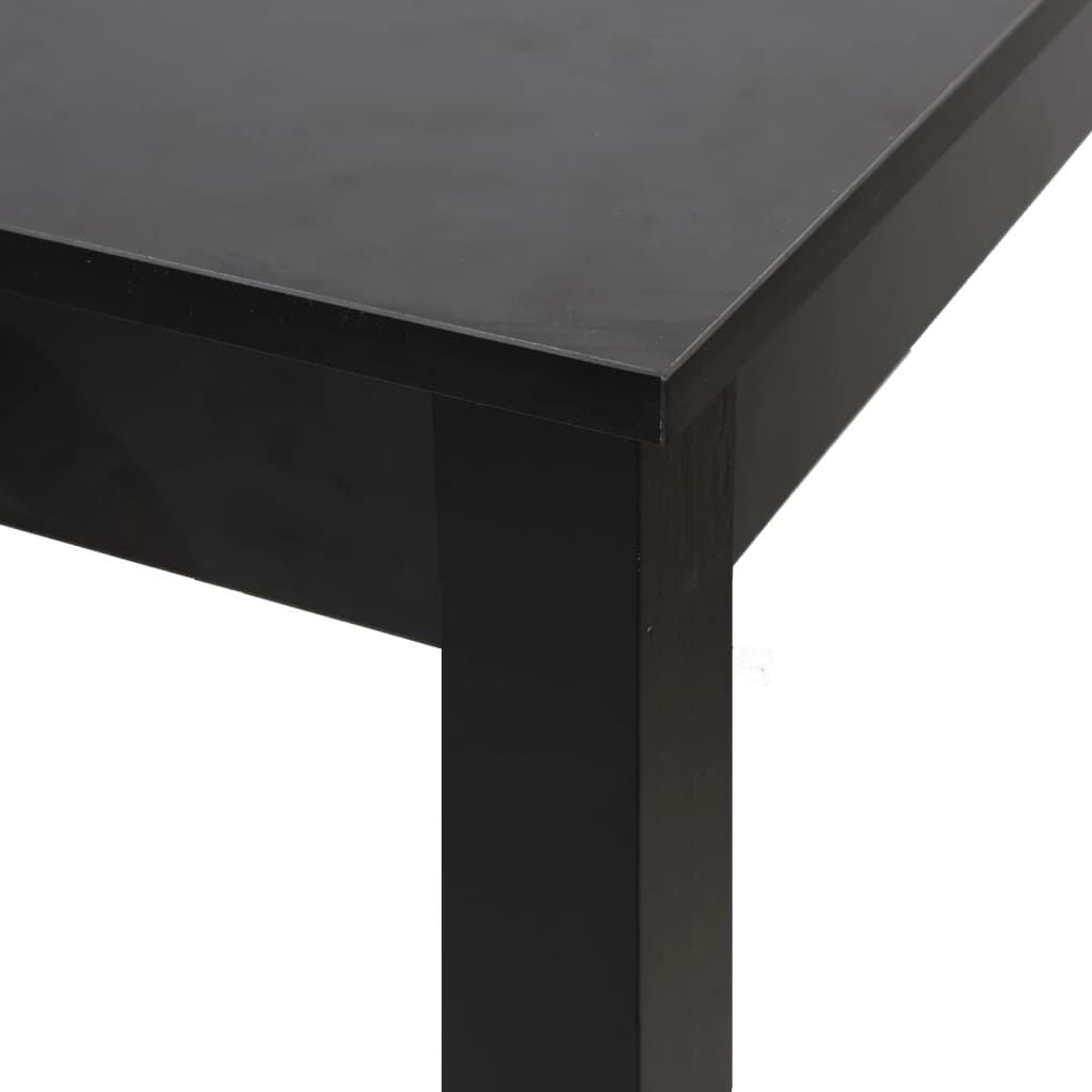 Bartisch MDF Schwarz 55X55X107 Cm