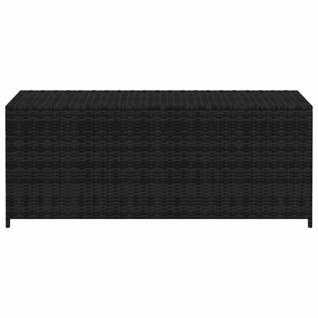 Garden-Auflagenbox Schwarz 150X50X60 Cm Poly Rattan