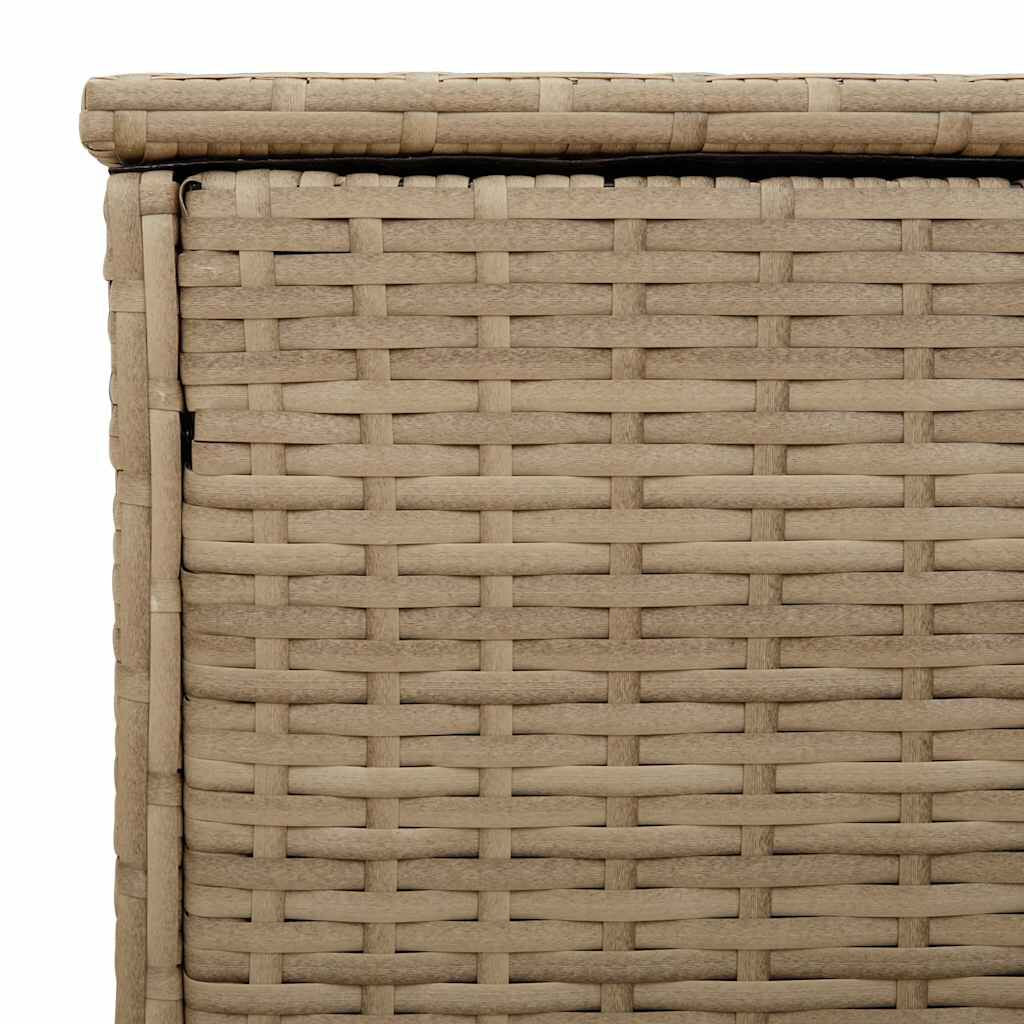 Outdoor-Kissenbox Beige 100X55X55,5 Cm Poly Rattan