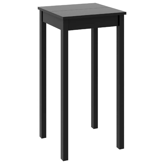 Bartisch MDF Schwarz 55X55X107 Cm