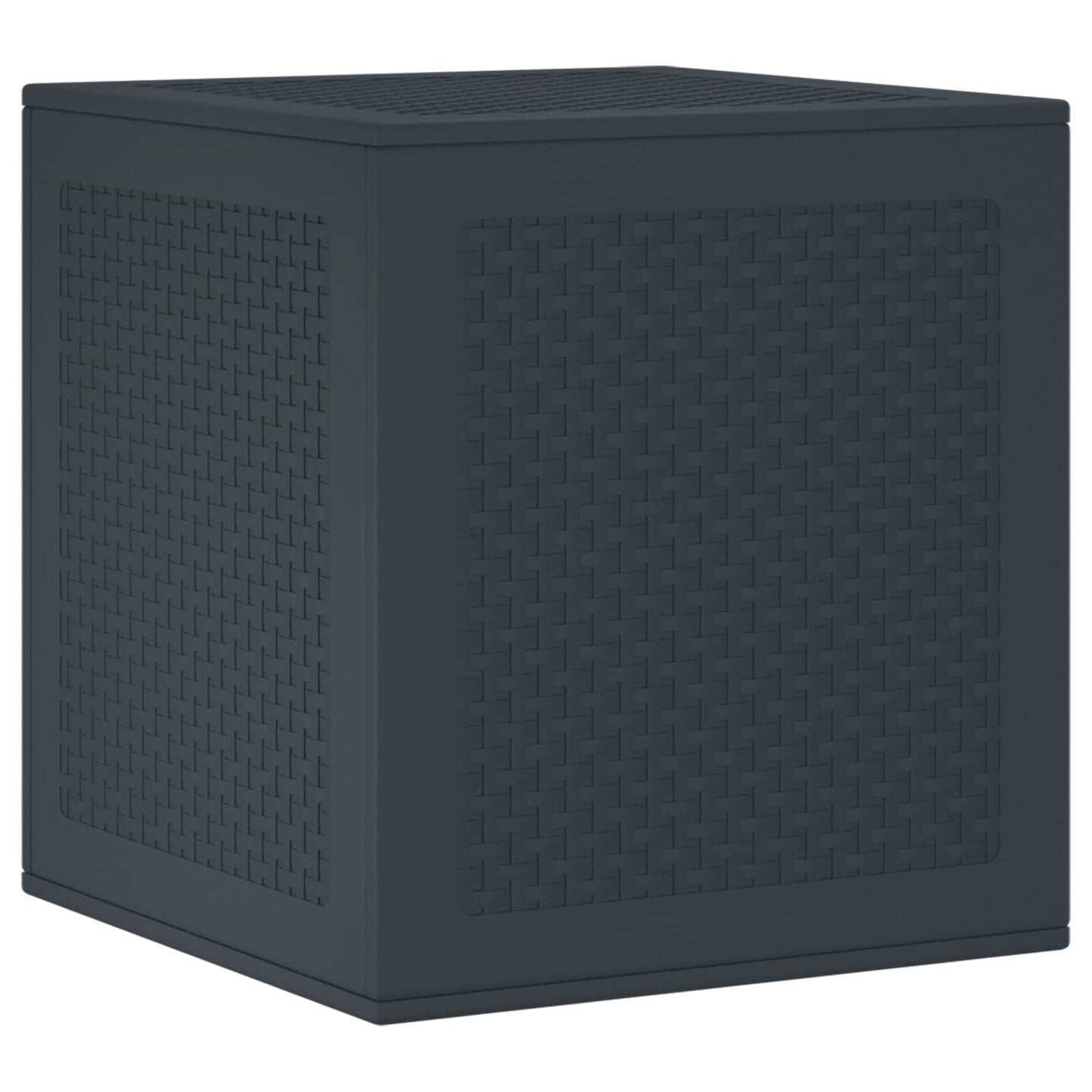 Aufbewahrungsbox Anthrazit 55 X 53 X 57 Cm Polypropylen
