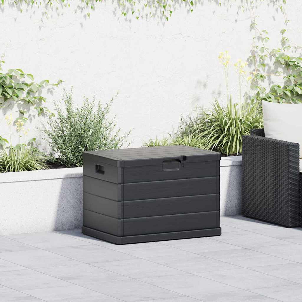 Gartenlagerbox Anthrazit 77,5 X 54,5 X 53 Cm Kunststoff
