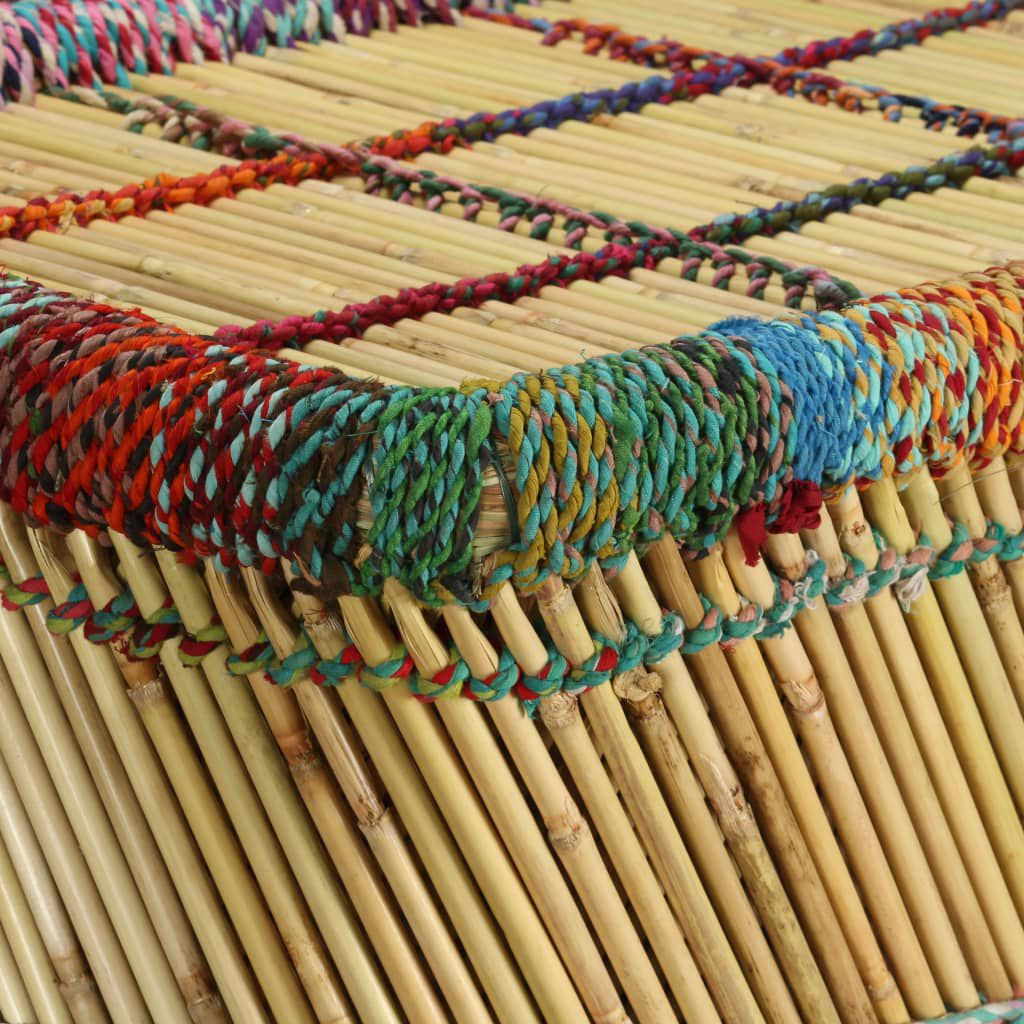 Couchtisch Bambus Mit Chindi-Details Mehrfarbig