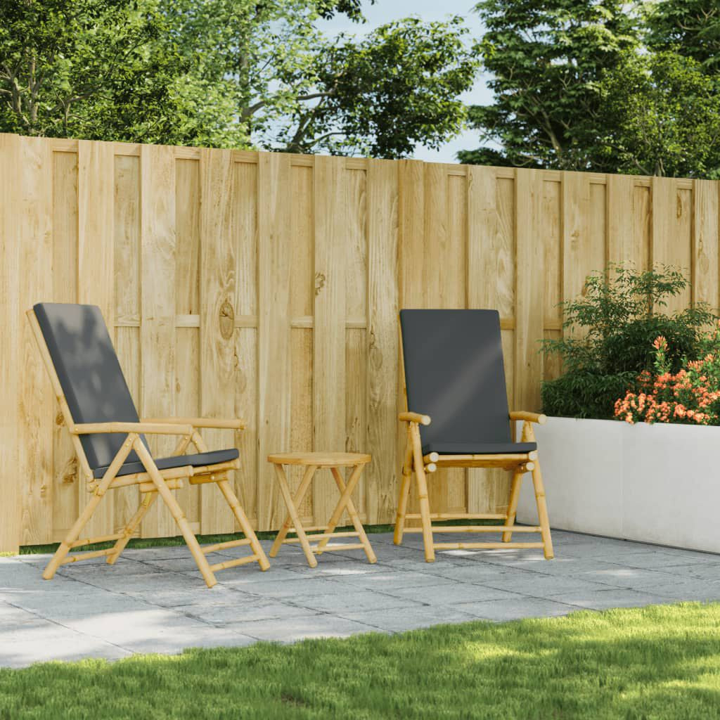 Gartentisch Klappbar Ø45X45 Cm Bambus