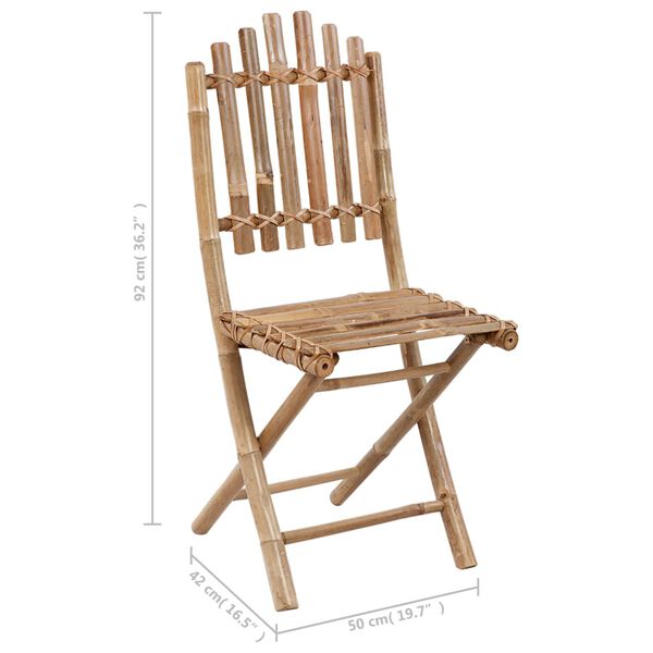 Bamboo Outdoor Dining Set