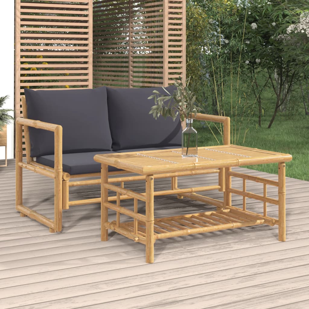 Bamboo Outdoor Sofa Set