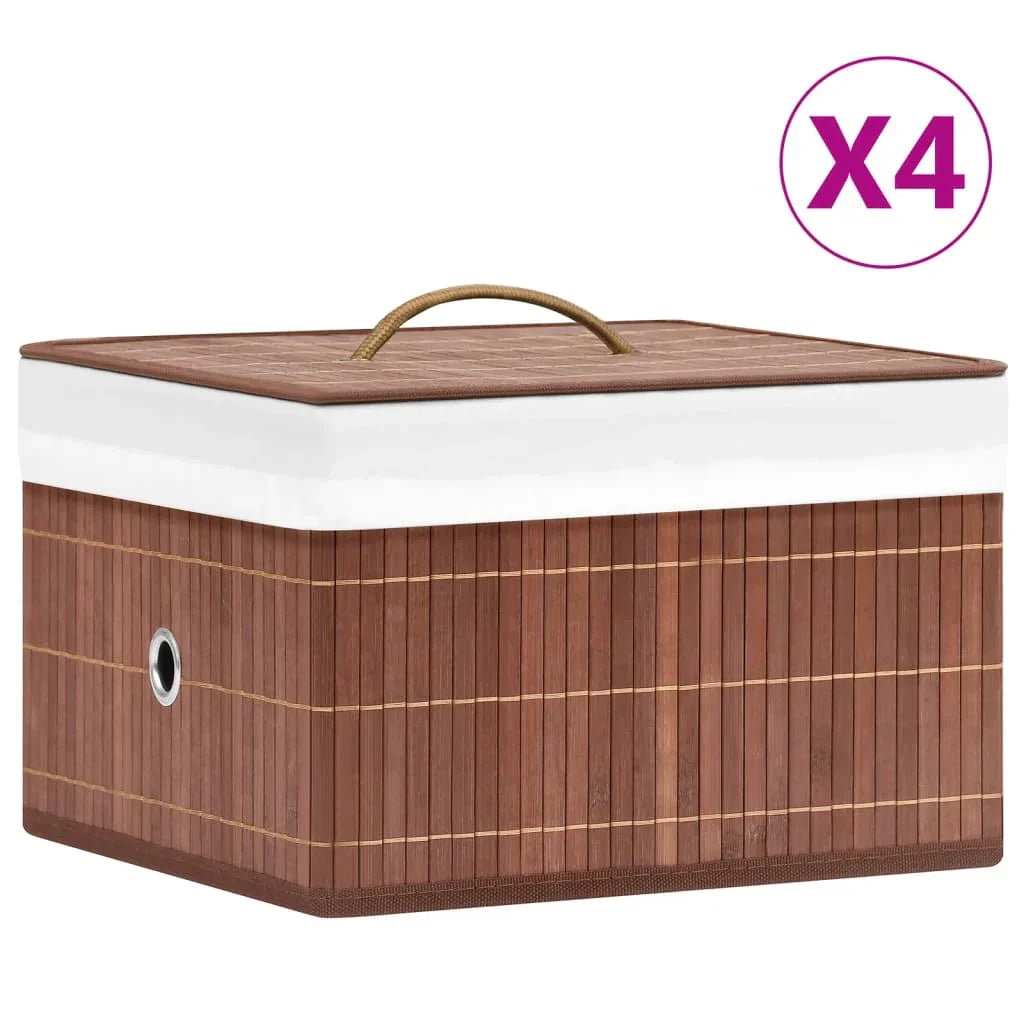 Bamboo Storage Boxes