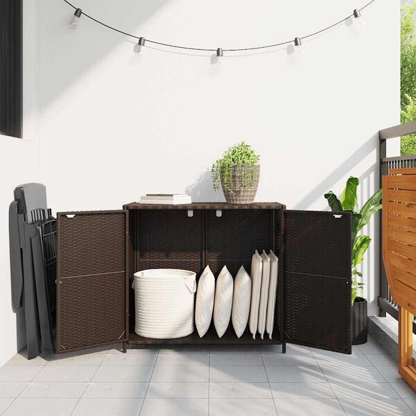 Polyrattan Storage Cabinet