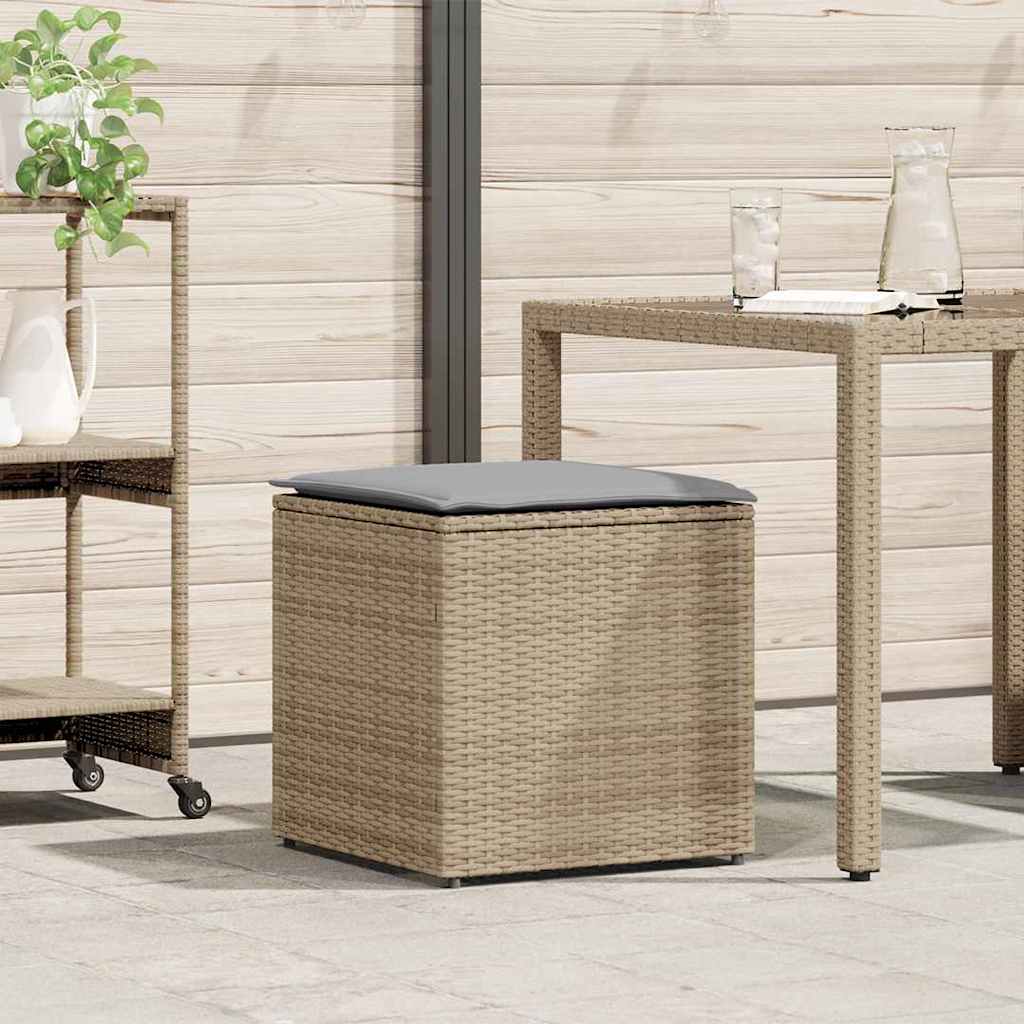 Polyrattan Cushion Storage Box
