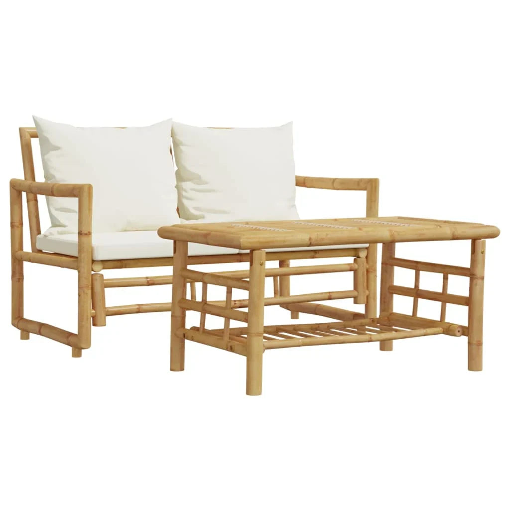 Bamboo Outdoor Sofa Set