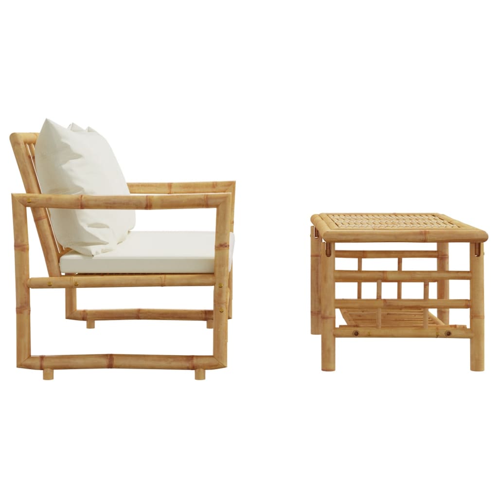 Bamboo Outdoor Sofa Set